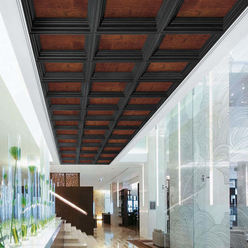 Подвесной потолок из ДСП - CASTWORKS® METAPHORS® WOODWORKS®               INFILL PANELS - Armstrong ceilings - USA - из панелей / для офиса / внутренний