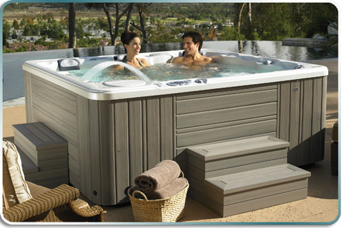 Ступень из дерева - ECHO TECH® - Caldera Spas - для спа / противоскользящая