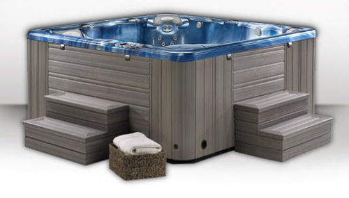 Каркасная спа-ванна - TAHITIAN® - Caldera Spas - квадратная / 6 мест / для бытового использования