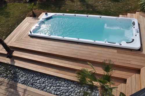 Встраиваемый плавательный спа-бассейн - ACAPULCO - BLUE LAGOON SPAS - прямоугольный / 4 места / для бытового использования
