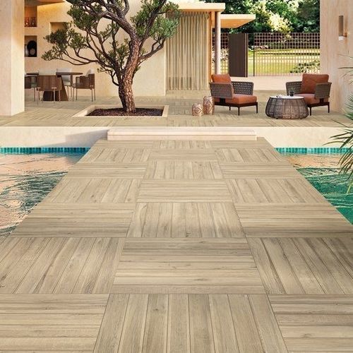 Плитка из керамогранита - DECK - JOHNSON TILES - структурная / рифленая / ребристая