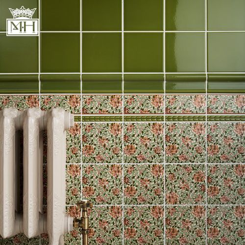 Плитка из керамики - ABSOLUTE : MINTON HOLLINS CLASSICAL - JOHNSON TILES - глянцевая / для интерьера / напольная