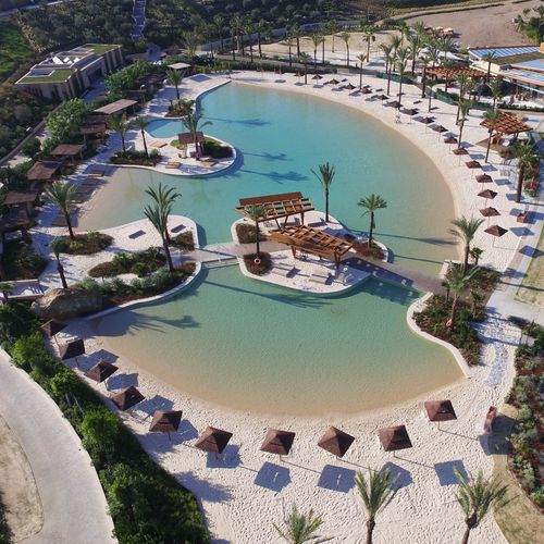 Бассейн на заказ - Lagoon - Myrtha Pools - модульный / противоскользящий / для наружного применения