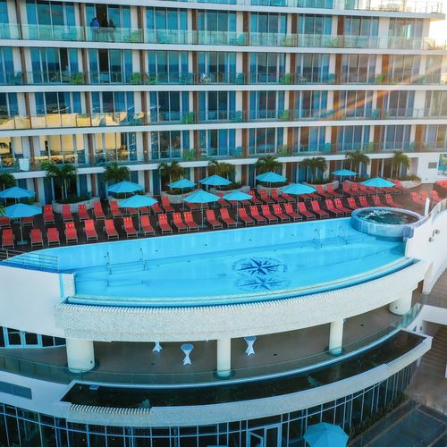 Переливной бассейн - Myrtha Pools - отдельно стоящий / для наружного применения / для интерьера