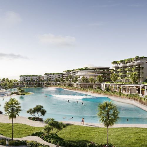 Бассейн с волнами - Surf lagoon - Myrtha Pools - для наружного применения / общественный / заглубленный