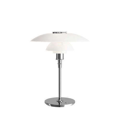 Настольная лампа - PH 4½-3½ TABLE - Louis Poulsen - из алюминия / из латуни / из хромированной стали