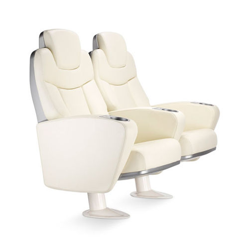 Кресло для кинотеатра из кожи - SMART FIX 13010 - Figueras International Seating - из пенополиуретана / из полипропилена / для театра