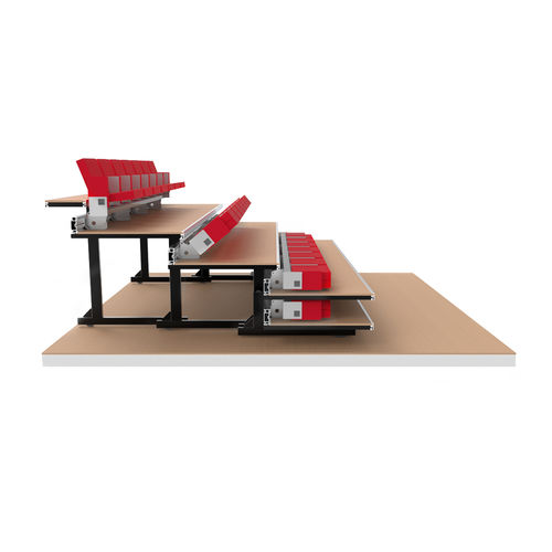 Современное кресло для аудитории - Figueras International Seating - из ткани / из стали / складное
