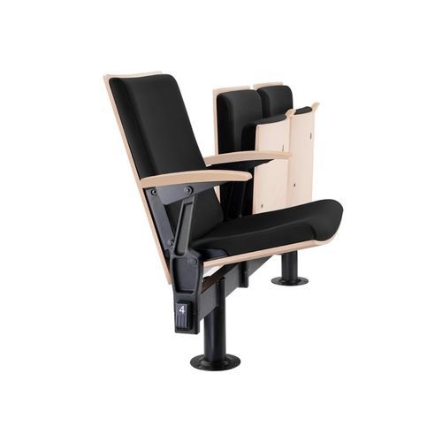 Современное кресло для аудитории - MINISPACE 5071 - Figueras International Seating - из пенополиуретана / из бука / складное