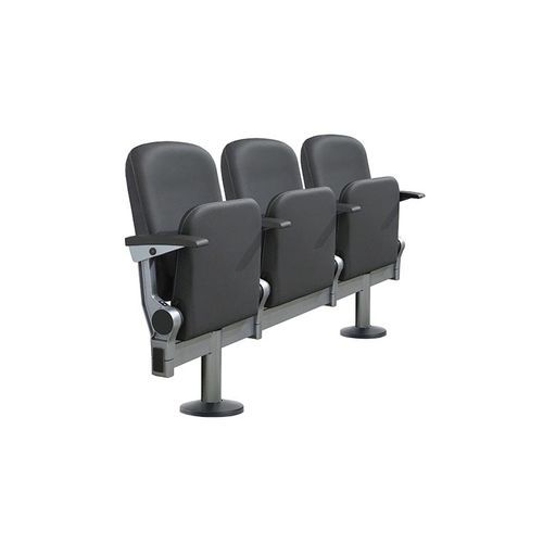 Современное кресло для аудитории - MINISPACE 5064 FIX - Figueras International Seating - из пенополиуретана / из литого алюминия / складное
