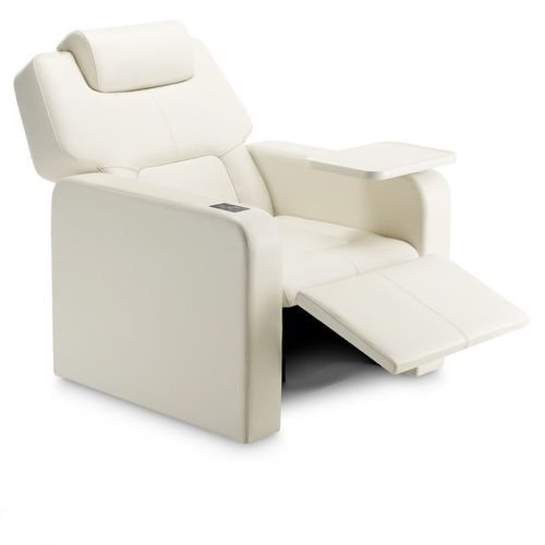 Кресло для кинотеатра из кожи - HOLLYWOOD 5400 - Figueras International Seating - бежевое / цвет по индивидуальному заказу / с подголовником