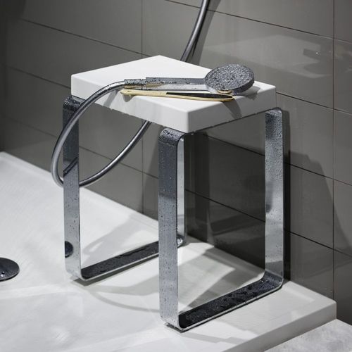 Современная скамейка - CUBE - WETSTYLE - из нержавеющей стали / из полиуретана / из каучука