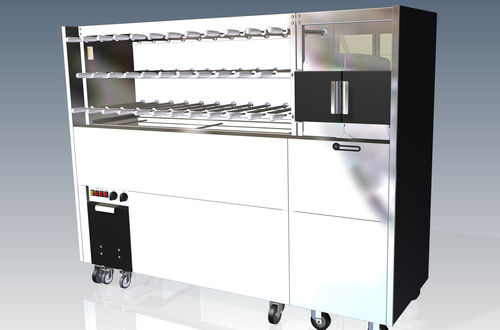 Гриль на угле - CM35 PLUS + BRAZIER - ELANGRILL - напольный / для профессионального использования