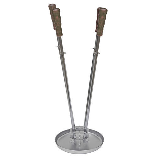 Держатель для шампуров из нержавеющей стали - PORTA SPADE DA TAVOLO - ELANGRILL - двойной