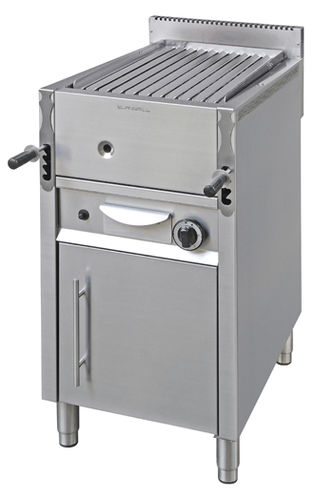 Газовый гриль - GRIGLIA PIETRA LAVICA GAS 470B - ELANGRILL - напольный / для профессионального использования
