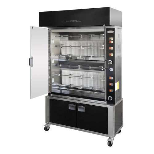 Газовый вертел - ELBA PLUS MOD.36/P BLACK GAS  - ELANGRILL - электрический