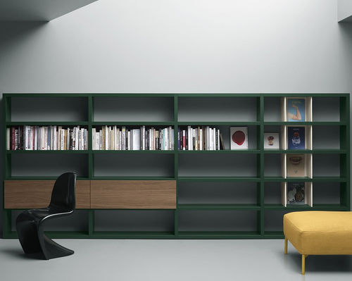 Современный книжный шкаф - BOX 11 - md house - из лакированной древесины
