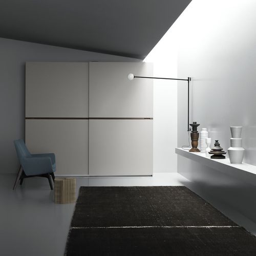 Современный шкаф для одежды - CARIS - md house - из лакированной древесины / из ясеня / из фанерованной древесины