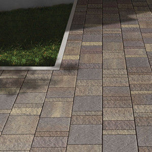 Уличная плитка из бетона - VP.T208.707 - MASPE PAVINGS - из восстановленного камня / для наружного применения / для пешеходных переходов