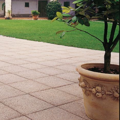 Уличная плитка из бетона - RED VERONA 3 - MASPE PAVINGS - из восстановленного камня / для наружного применения / для пешеходных переходов
