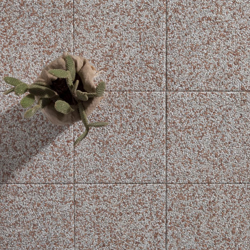 Уличная плитка из бетона - WHITE CARRARA 3 MIXED RED VERONA 3 - MASPE PAVINGS - из восстановленного камня / для наружного применения / для пешеходных переходов
