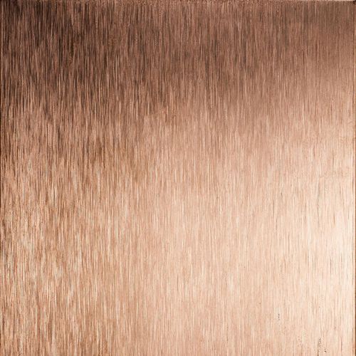 Плитка из металла - SATIN COPPER - Planium - сатинированная / для интерьера / настенная