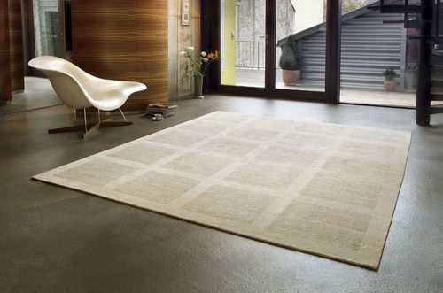 Ковер уникальный дизайн - Fields - DESIGNERCARPETS Drechsle - в клетку / из пеньки / прямоугольный