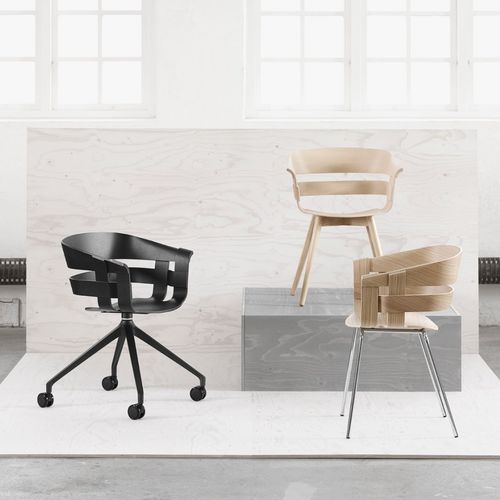 Современный cтул - WICK - DESIGN HOUSE STOCKHOLM - для интерьера / из дуба / из цельной древесины