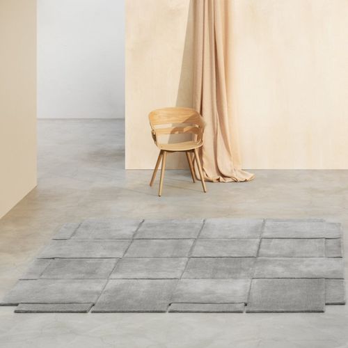 Современный ковер - BASKET - DESIGN HOUSE STOCKHOLM - однотонный / из шерсти / из хлопка