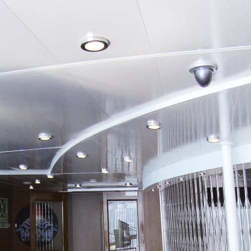 Подвесной потолок из стали - B15  - Atena spa - из панелей / для интерьера / акустический