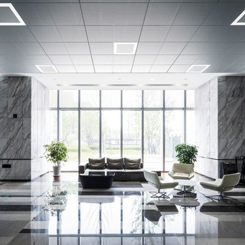 Подвесной потолок из алюминия - 15 LINEAR DESIGN - Atena spa - из стали / из плит / из панелей