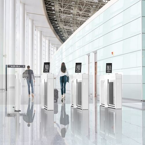 Быстрая дорожка для автоматического контроля доступа - ARGUS AIR - dormakaba - для обеспечения безопасности / из стекла / из алюминия