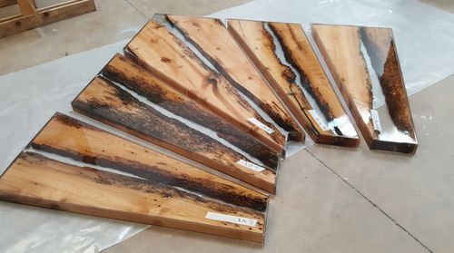 Прямая лестница - BRICCOLA - ANTICO TRENTINO DI LUCIO SRL - с поворотом на 90° / с поворотом на 180° / с деревянными ступеньками