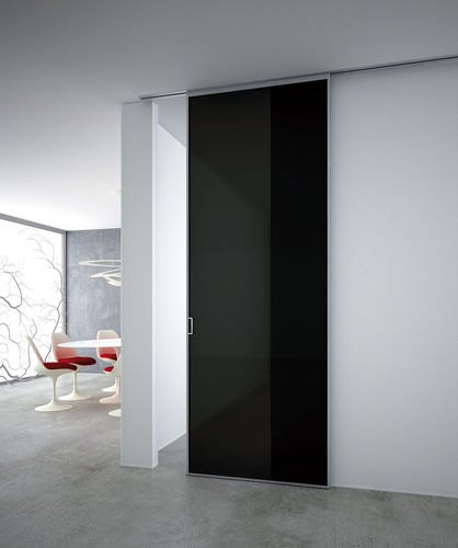 Дверная система скольжения - SEMI-VISIBILE EASY FRAME PO-290 - METALGLAS - для стеклянной двери