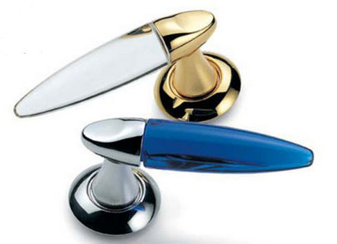 Ручка для стеклянной двери - VITREA COLOR V-1391  - METALGLAS - из латуни / из алюминия / современная