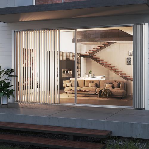 Ставня с пластинами - OSKURA ORIZZONTALE - Sunroom S.p.A. - раздвижная / складная / алюминий