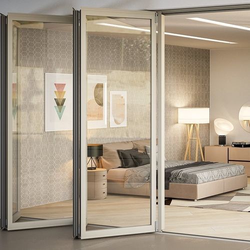 Раздвижное и и складываемое панорамное окно - S.75 TT - Sunroom S.p.A. - складное / из алюминия / конструкция из нержавеющей стали