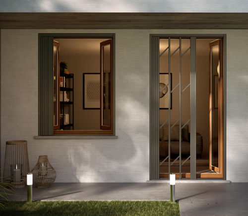 Дверь для экстерьера - MODEL P.600 - Sunroom S.p.A. - из металла / из стали / из гальванизированной стали