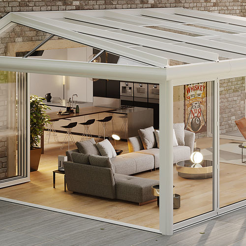 Веранда из стекла - CLIMA - Sunroom S.p.A. - из алюминия / для зданий