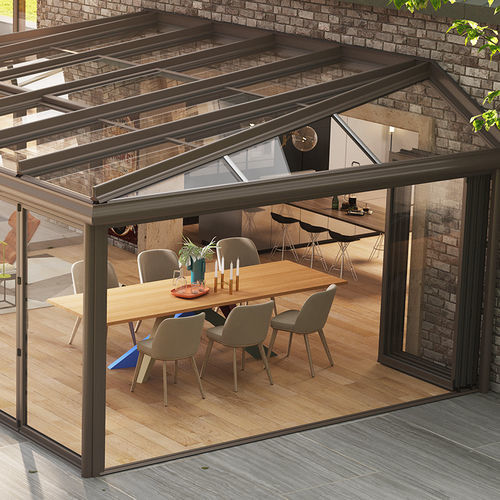 Веранда из стекла - CLIMA TT - Sunroom S.p.A. - из металла / для профессионального использования
