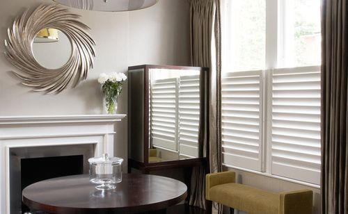 Створчатая ставня - CAFÉ STYLE - The New England Shutter Company - из дерева / для окна / по индивидуальному заказу
