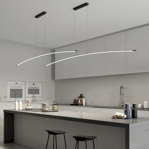 Подвесная лампа - RITA ARC - Ole! Lighting - из алюминия / из поликарбоната / современная