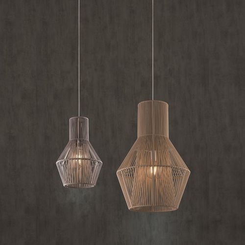Подвесная лампа - TINA - Ole! Lighting - из металла / из веревки / современная