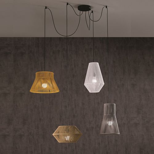 Подвесная лампа - KIT POP-UP - Ole! Lighting - из веревки / уникальный дизайн / проводная