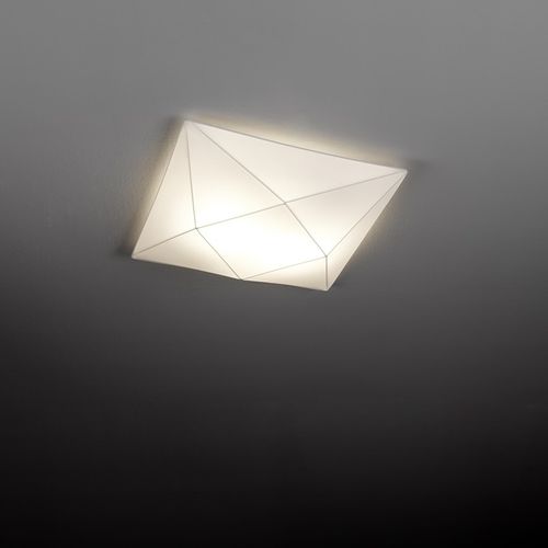 Современный потолочный светильник - POLARIS - Ole! Lighting - квадратный / из полотна / LED