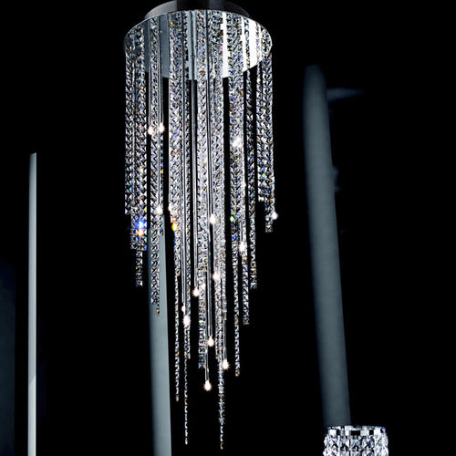 Подвесная лампа - CASCADE - Prearo Collezioni Luce - из металла / из кристалла / уникальный дизайн