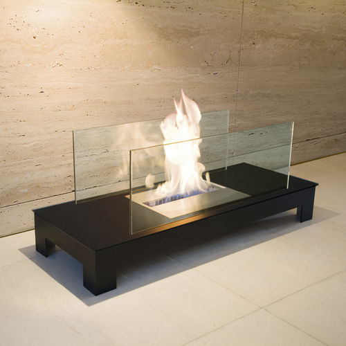 Прямоугольная горелка на биоэтаноле - FLOOR FLAME - RADIUS DESIGN - отдельностоящая