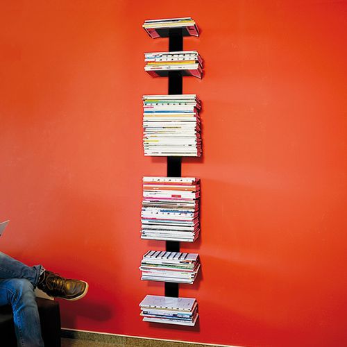 Выставочный стенд-витрина для газет и журналов - BOOKSBAUM MAGAZINE BIG - RADIUS DESIGN - из стали, покрытой порошком