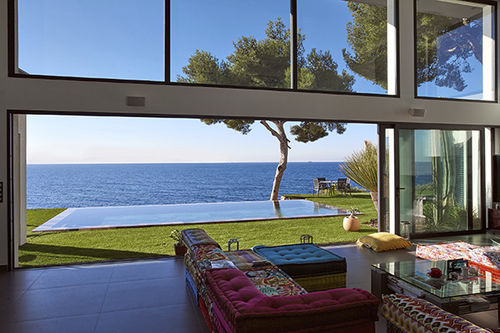 Переливной бассейн - VUE SUR MER MEDITERRANEE - PISCINES CARRE BLEU - для наружного применения / заглубленный / из бетона