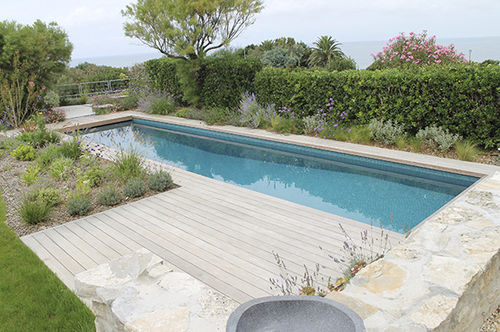 Бассейн для наружного применения - BIARRITZ 64 - PISCINES CARRE BLEU - заглубленный / из керамики / из мозаики